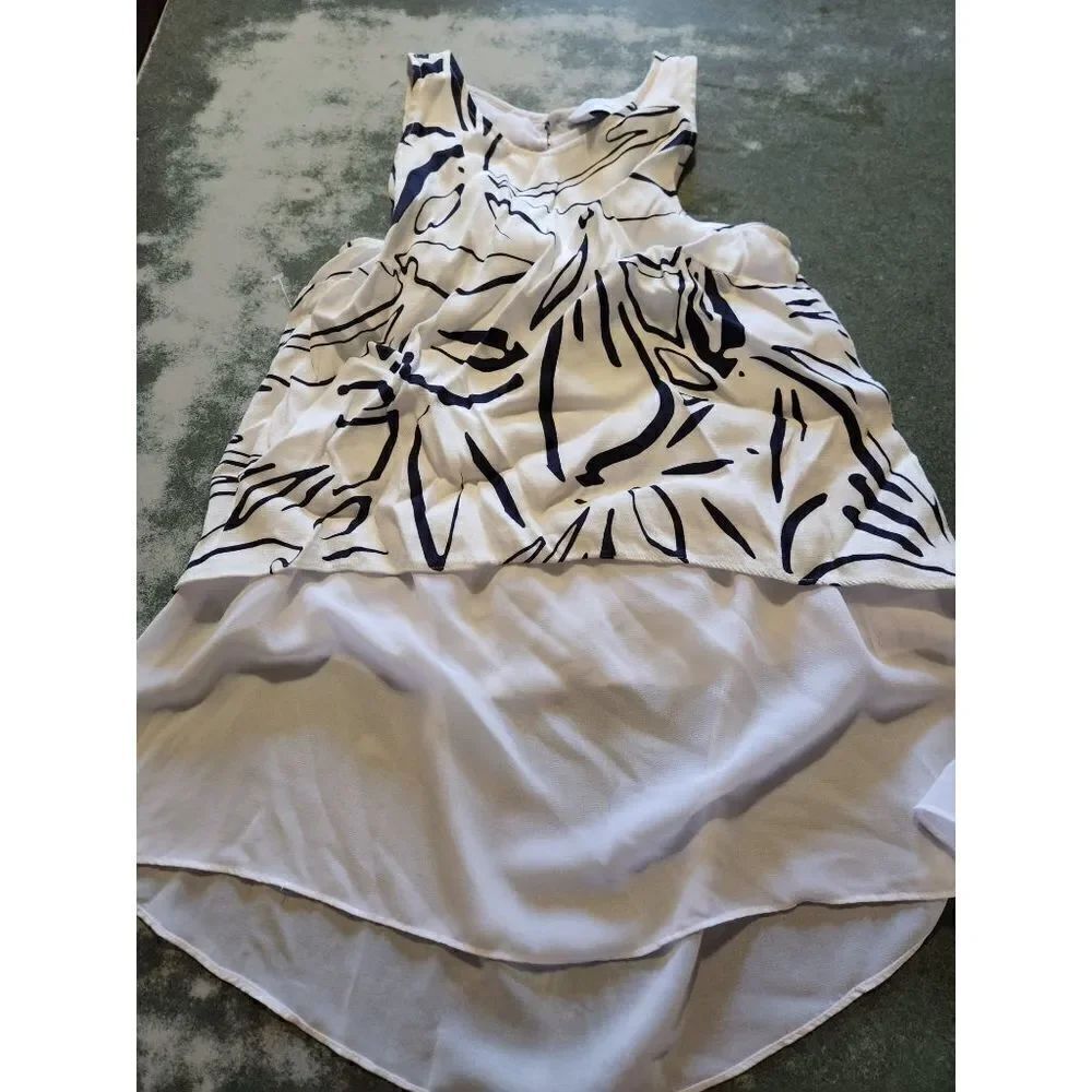 viktoria & woods black and white top dawn sz 1